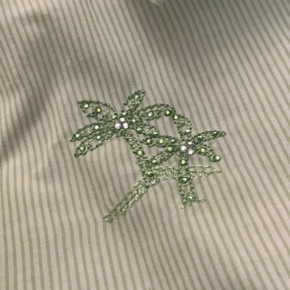 Alfred DUNNER light green buttoned down shirt. 14 - Picture 6 of 7